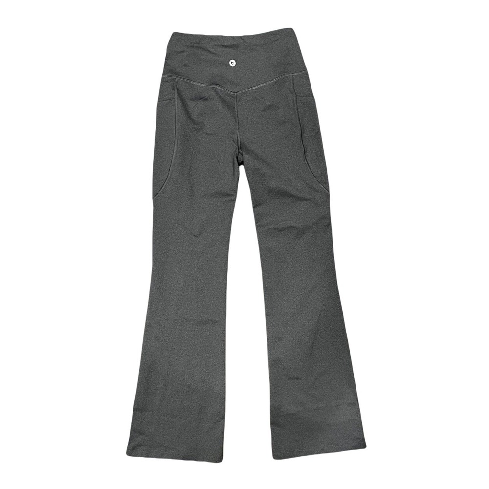 BALEAF Grey Stretch Waist Pocket Flare Comfy Outdoor/Yoga Pants, Women's Sizs XS